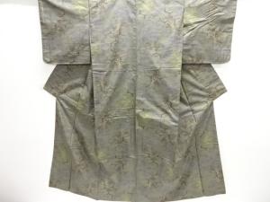 菊模様織り出し本場大島紬着物